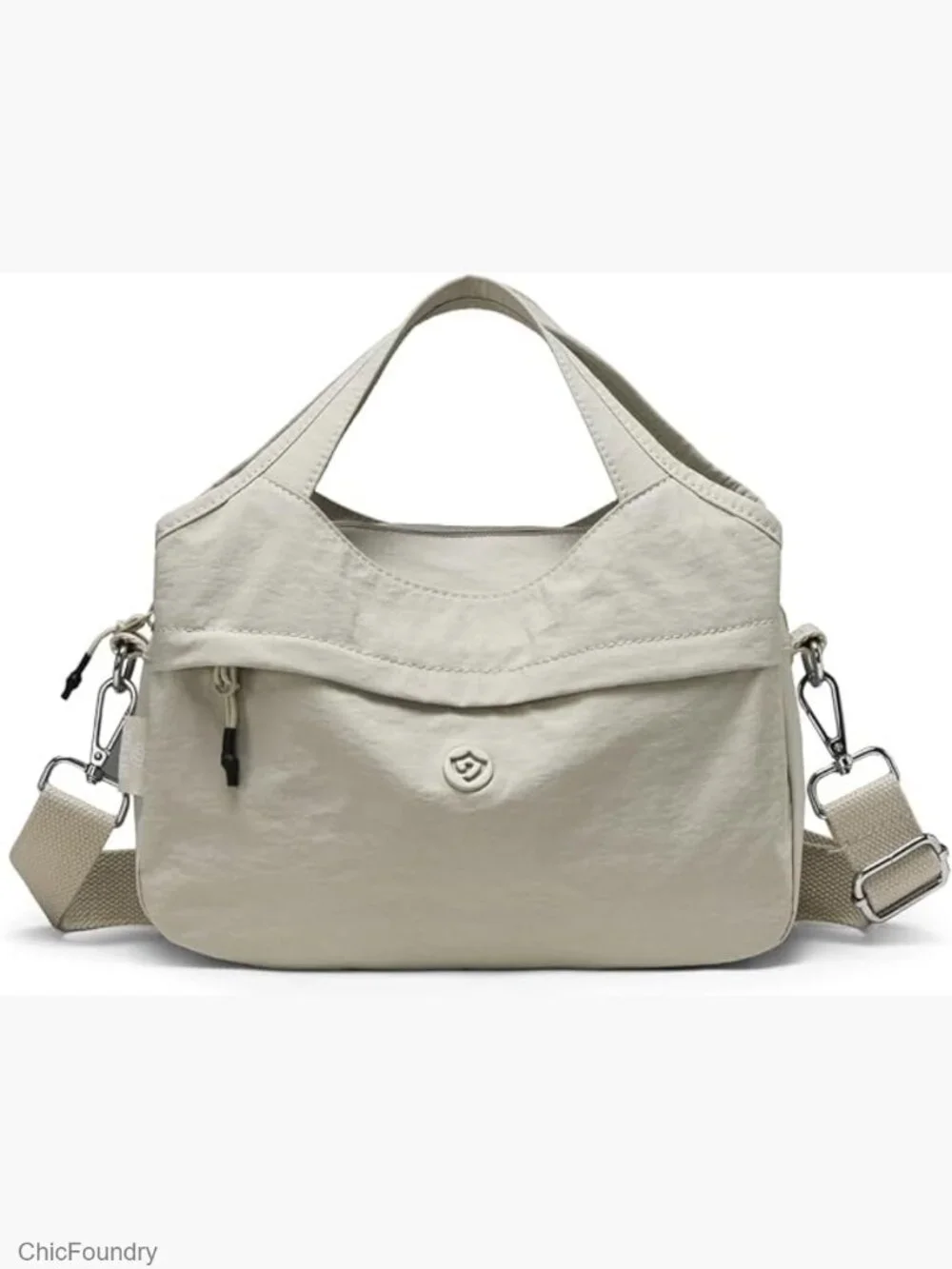 Nylon Small Tote Bag Crossbody Shoulder Hobo Clutch Lightweight Travel Purse